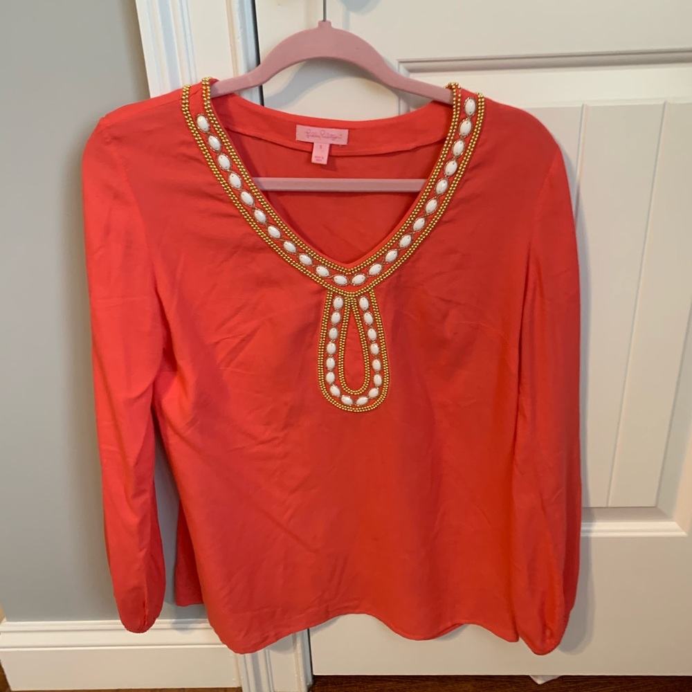 Lilly Pulitzer jeweled top size small